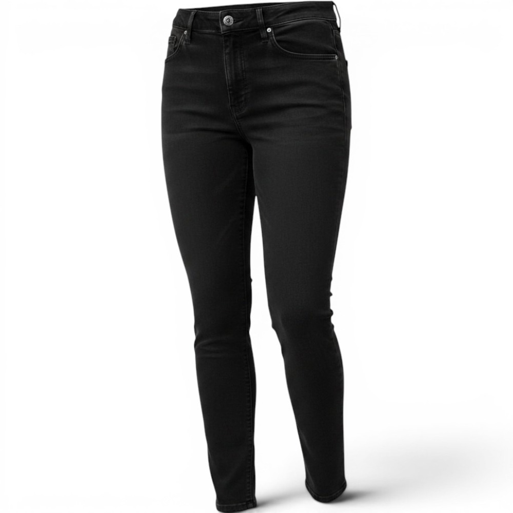 J Brand Maria High Rise Skinny Velvet Jeans Black Size 28 Goth Chic‎ Winter Fall